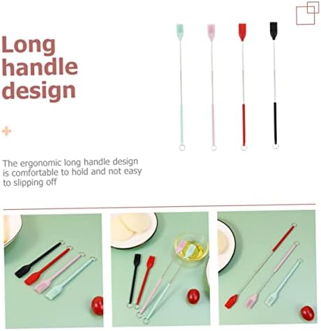 Silicone Pastry Brush Set Long Handle with Retractable 4 Piece