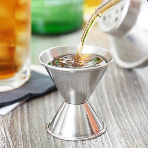 Soro Essentials- 3/4 oz / 1 1/2 oz Stainless Steel Jigger Set of 2