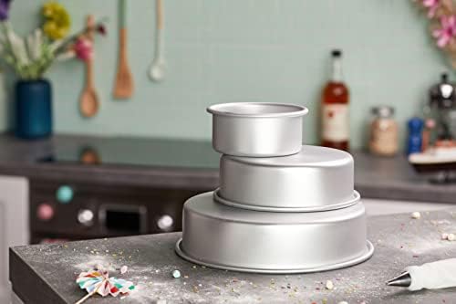 Wilton Aluminum Round Cake Pan Set, Made Without PFAS, 3-Piece