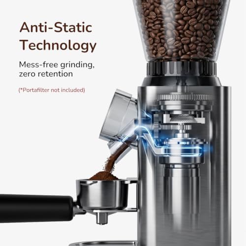Canoly Electric Burr Coffee Grinder, 48 Grind Settings