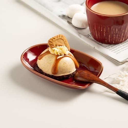 Ceramic Spoon Rest for Stove Top, Spoon Holder for Kitchen Counter