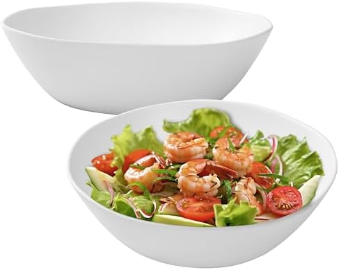 Melamine Serving Bowl, 2 Pack 12 inch Salad Bowls, Fruit bowl