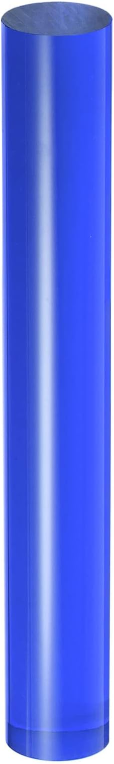 HARFINGTON Acrylic Clay Roller 7.28 Inch x 1 Inch Solid Non-Stick Plastic Round by HARFINGTON