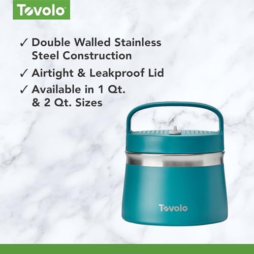 Tovolo Insulated Food Container for Hot and Cold Food 1 Quart