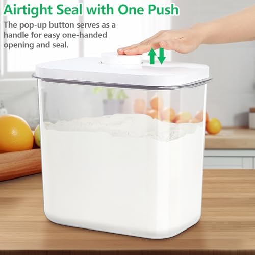 25 Lbs Airtight Rice Container with Handle