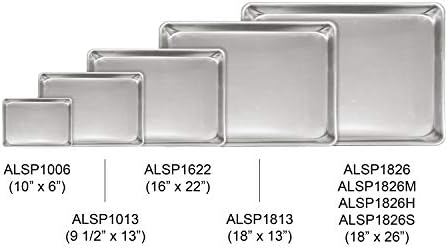 Excellante 18" X 13" Half Size Aluminum Sheet Pan, Comes In Each