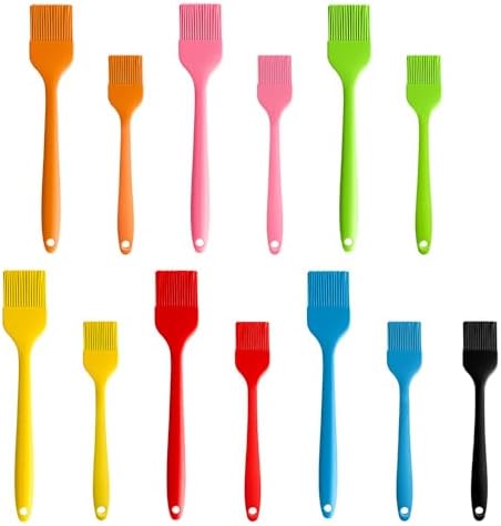 INVODA Silicon Heat Resistant Pastry Brush Dishwasher Free Waxing