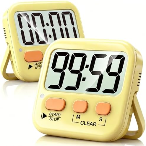 Antonki 2 Pack Digital Timers for Kids, Classroom, Kitchen