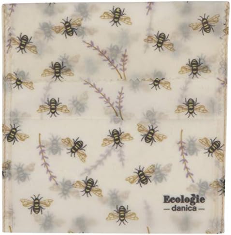 Ecologie by Danica Reusable Beeswax Sandwich Bags, Set of 2