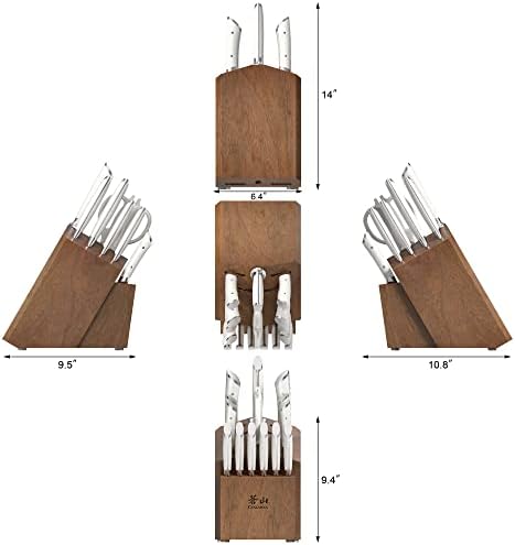 Cangshan HELENA 17-Piece White Knife Block Set