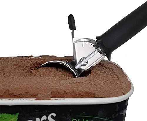 Cookie Scoop Set,Ice Cream Scoop with Trigger,Stainless Steel Portion