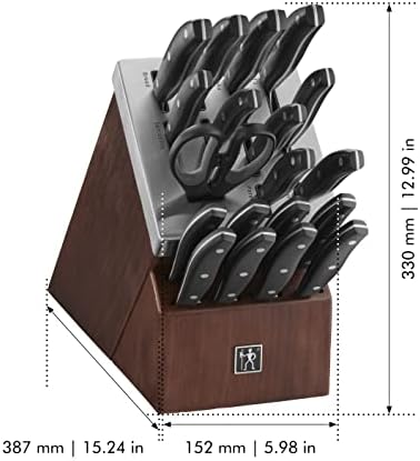 HENCKELS Definition 20-Piece Self-Sharpening Knife Block Set