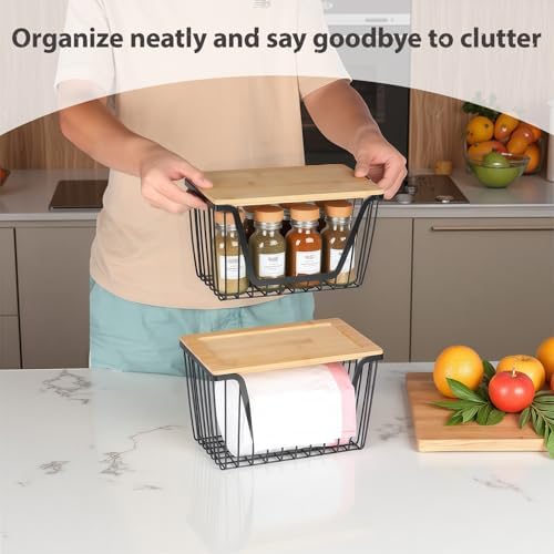 2-Pack Stackable Onion and Potato Storage Bins