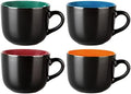 GBhome Jumbo Soup Mugs with Handles, 24 Oz Large Coffee Mugs Set of 4