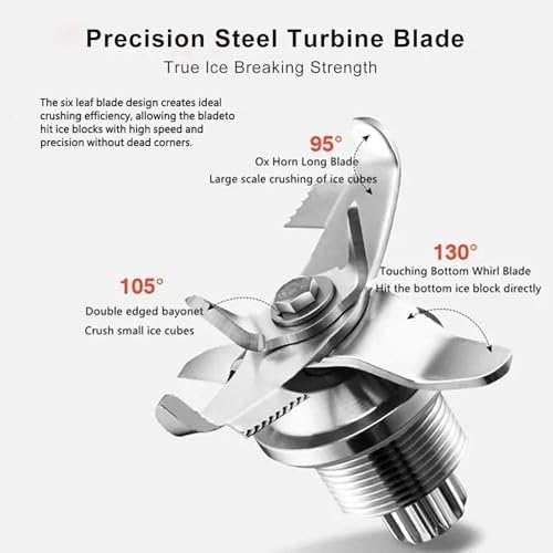 Countertop Mixer for Smoothies and Shakes, Stainless Steel Blade