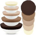 Reusable Beeswax Bowl Covers, 5 Pcs, Brown
