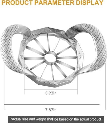 Zinc Alloy Apple Cutter, 7.87"x3.94"x1.18" (Black 12)