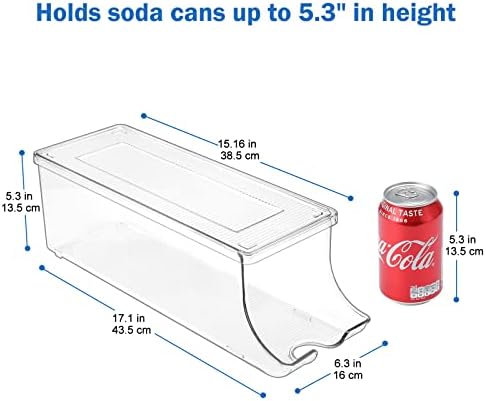 Puricon 2-Pack Soda Can Organizer for Refrigerator