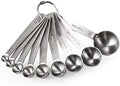 U-Taste 18/8 Stainless Steel Measuring Spoons Set of 9, Teaspoon