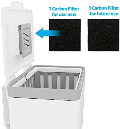 GLAD 1.5 Gallon White Kitchen Compost Bin