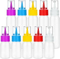 suoundey 10pcs Plastic Squeeze Writer Bottles, 30ml/60ml
