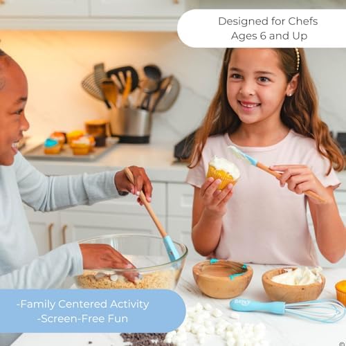 Handstand Kitchen Bluey Silicone Kids Baking Utensil Set for Child