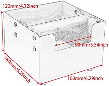 DIBTSA Espresso Knock Box, Stainless Steel Coffee Grind Knock Box