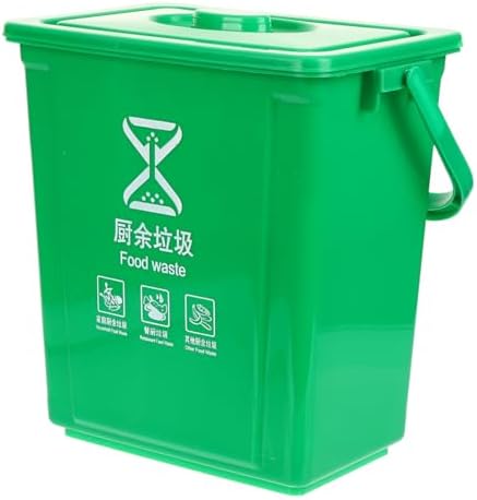 13 Gallon Plastic Garbage Sorting Bin with Lids