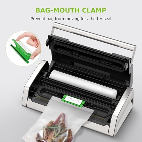 Bonsenkitchen Vacuum Sealer for Food, Digital Timer