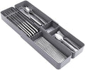 Kitchen Drawer Silverware Organizer, Adjustable Cutlery Organizer