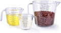 Measuring Cup Set, HIA 3PCS Plastic Liquid Measuring Cups for