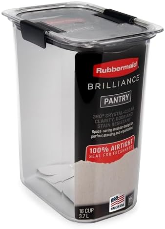 Rubbermaid Brilliance 16 Cup Airtight Storage Container