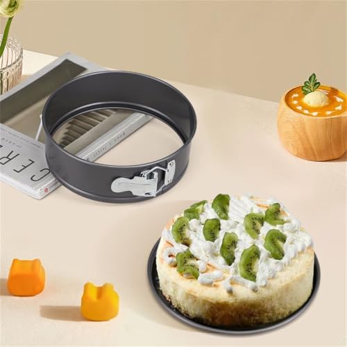 Springform Non Stick Cake Baking Pan Set Carbon Steel Detachable