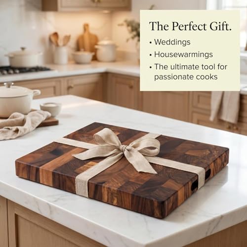 Walnut Butcher Block Cutting Board, Large
