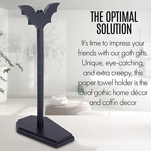 Bat Paper Towel Holder, Halloween Kitchen Decor
