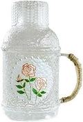 Drinking 2200ml Glass Water Pitcher Carafe with Lid