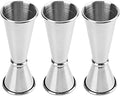 Yesland 3 Pcs Double Cocktail Jigger - Double Jigger and Japanese