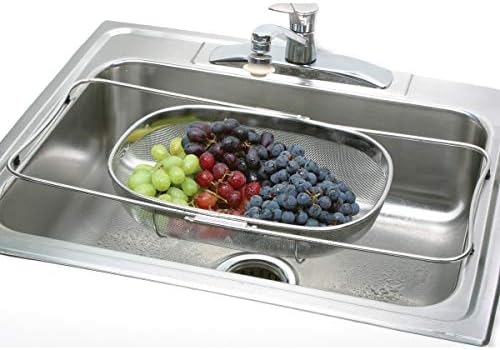 Norpro Stainless Steel Over-Sink Strainer
