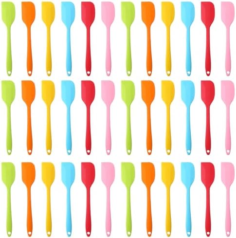 Mini Silicone Spatula - 36Pcs Mini Spatulas for Kitchen Use, 8.3 Inch