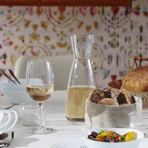 Bormioli Rocco Ypsilon Wine Carafe – Elegant Clear Glass Carafe For