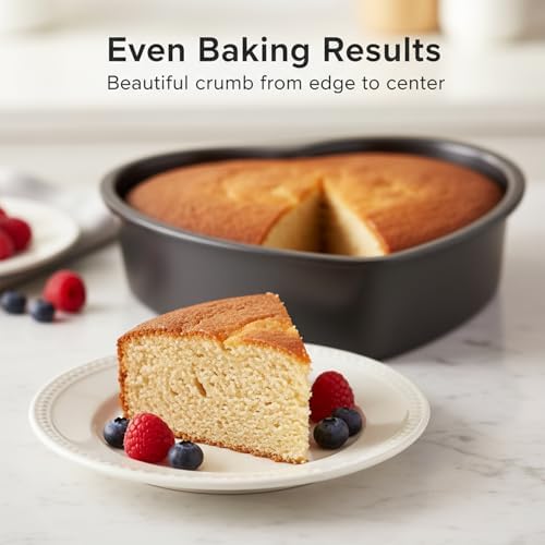 Saihisday 10inch Heart Shaped Cake Pan DIYNonstick Baking Pan with