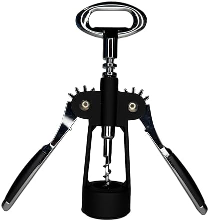 The Wine Chic Heavy Duty Winged Wine Opener, Durable Corkscrew Wine