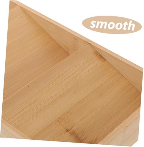Bamboo Spice Rack Organizer, 3 Tier Drawer Shelf for Jars