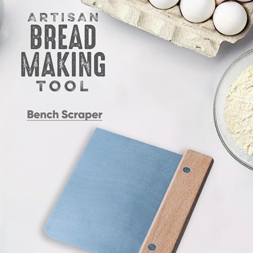 Banneton Bread Proofing Basket Set with Brochure & Baking Supplies