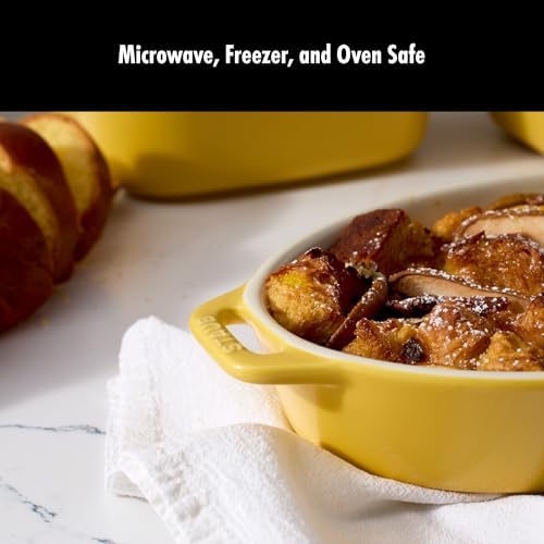 Staub Ceramic 4-pc Baking Pan Set, Citron