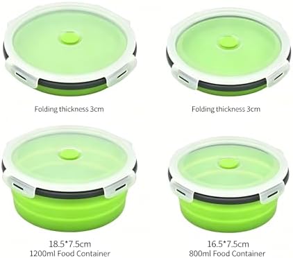 Collapsible Mixing Bowls, Collapsible Food Storage Containers