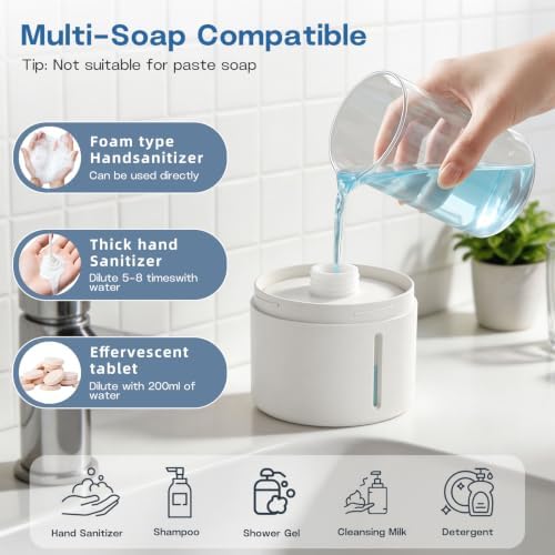 Cute Pigeon Touchless Foam Soap Dispenser for Bathroom Kitchen