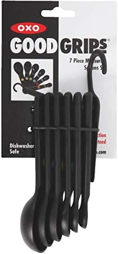 OXO International 11110801 Good Grips Measuring Spoon Set, Black