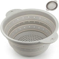 Collapsible Colander, Food Grade Silicone Colander for Kitchen