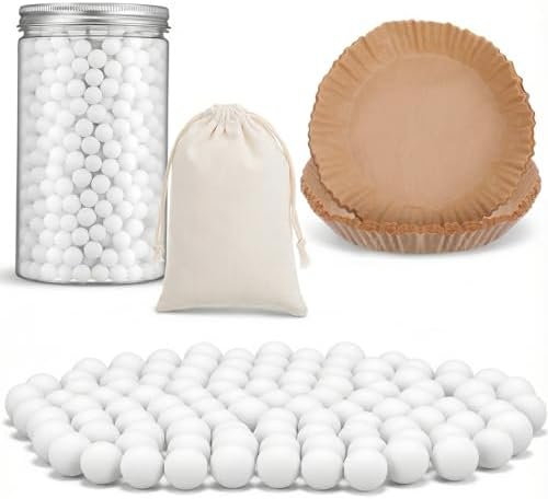 2 lb Ceramic Pie Weights Set for Blind Baking – Includes 50 Pre-Cut